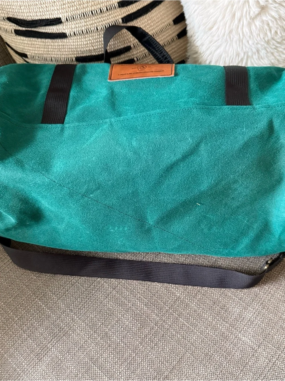 Static Climbing Emerald Green Waxed Canvas 16